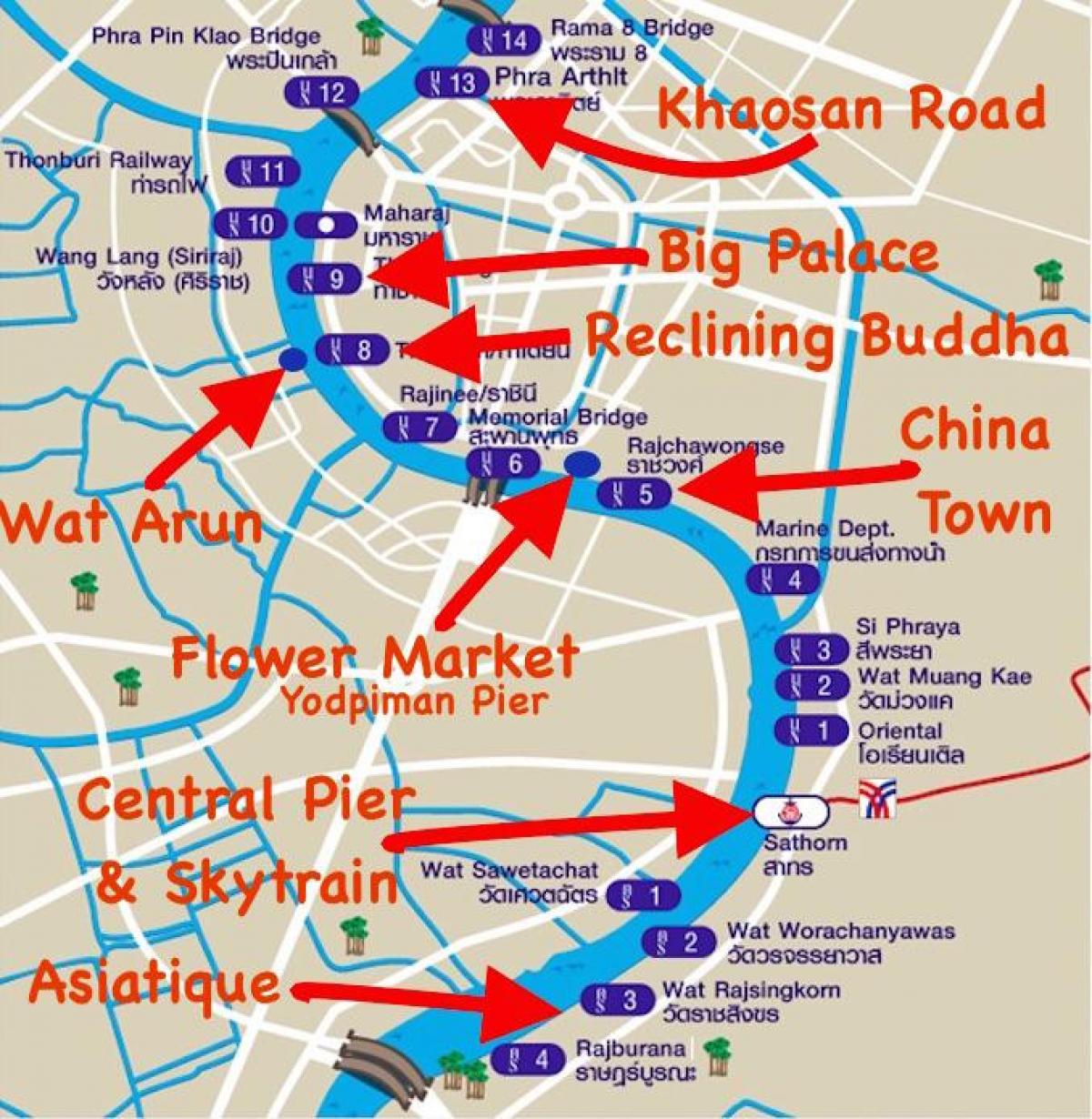 mapa bangkoku pristaništa
