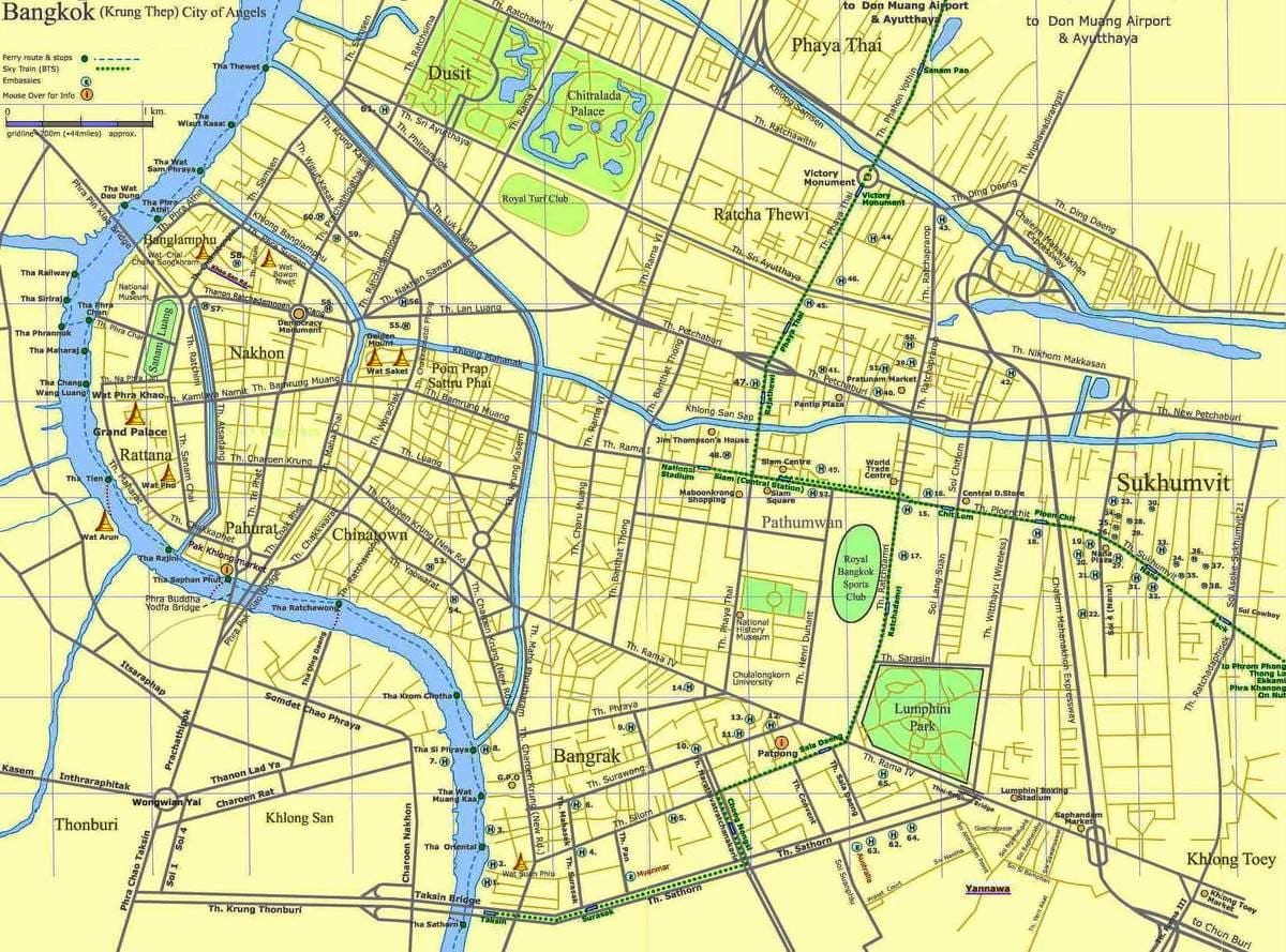 mapa bangkoku put