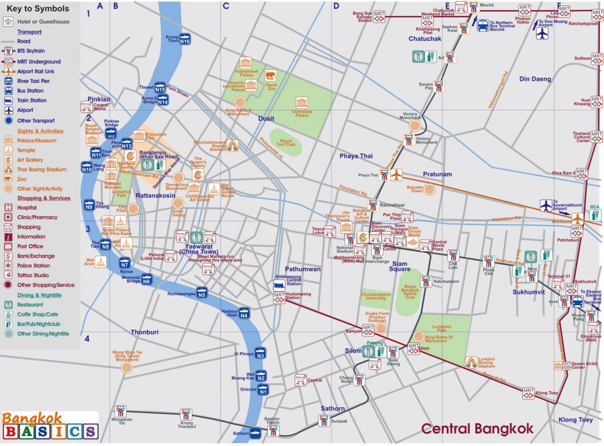 mapi centralne bangkoku
