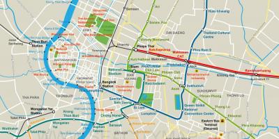 Mapa bangkoku city centru
